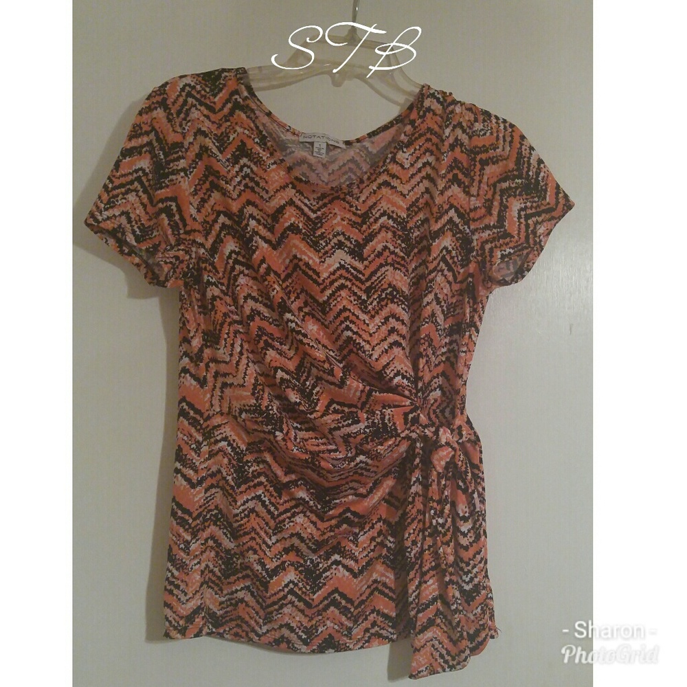 Chevron print blouse !
